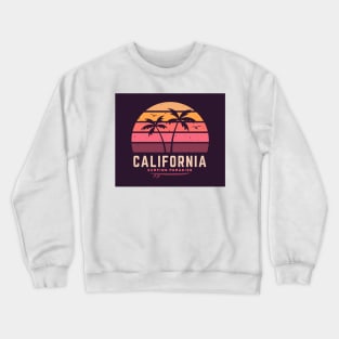 Beach California Crewneck Sweatshirt